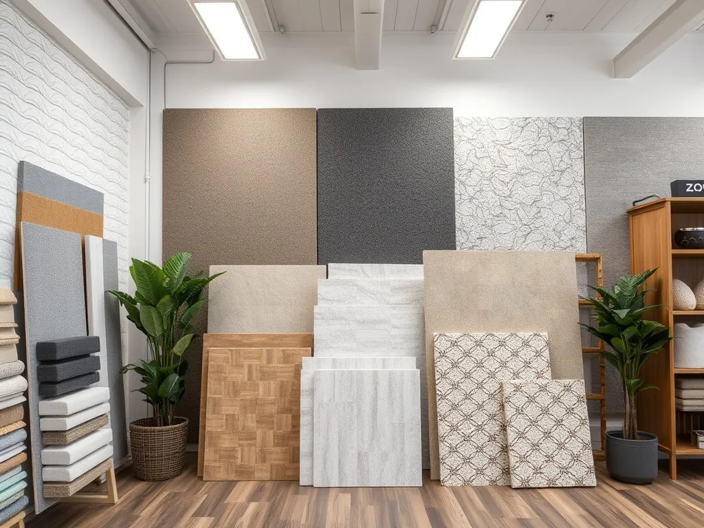 Acoustic felt desk panel in slate gray